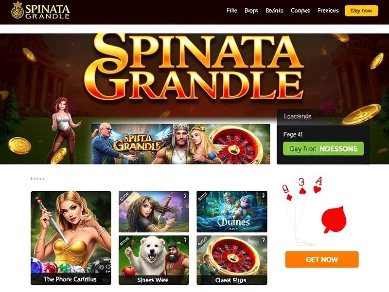 Discover the thrill of Spinata Grande, a festive online slot game. Explore reviews, strategies, and more about casino gaming on our site.